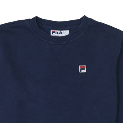 Mens UK Size S Fila Blue Pullover Sweatshirt