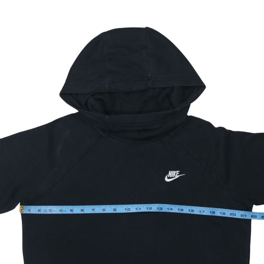 Mens UK Size M Nike Black Pullover Hoodie