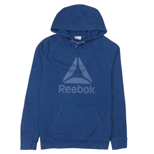 Womens UK Size S Reebok Blue Pullover Hoodie