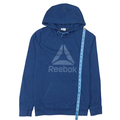 Womens UK Size S Reebok Blue Pullover Hoodie