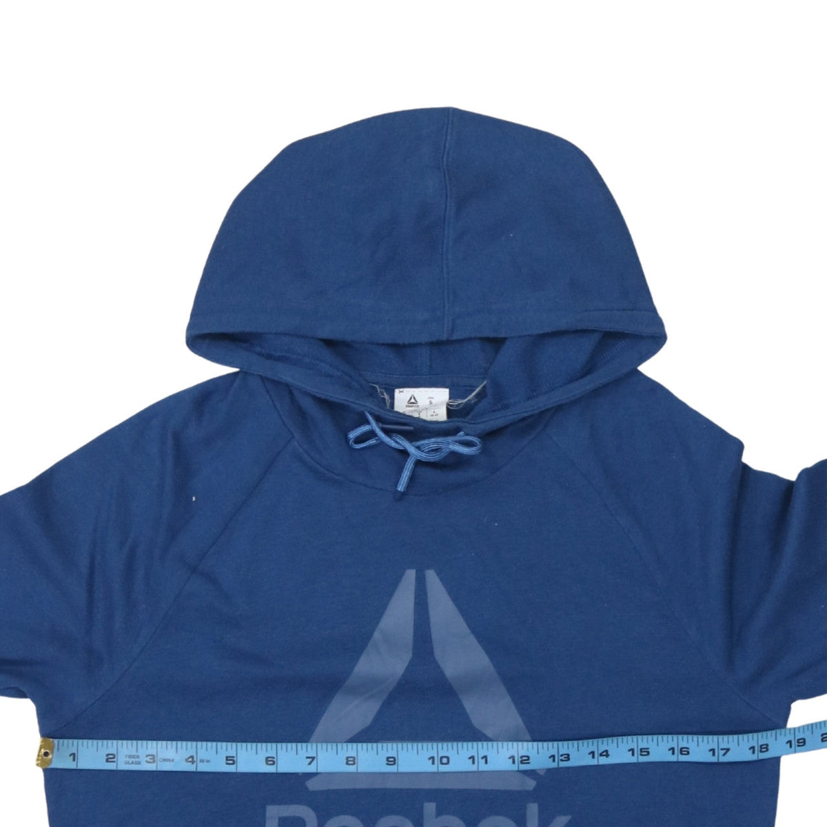 Womens UK Size S Reebok Blue Pullover Hoodie