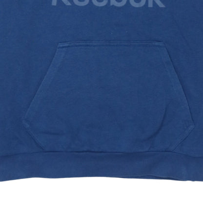 Womens UK Size S Reebok Blue Pullover Hoodie