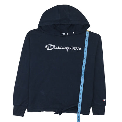 Womens UK Size L Champion Black Pullover Hoodie