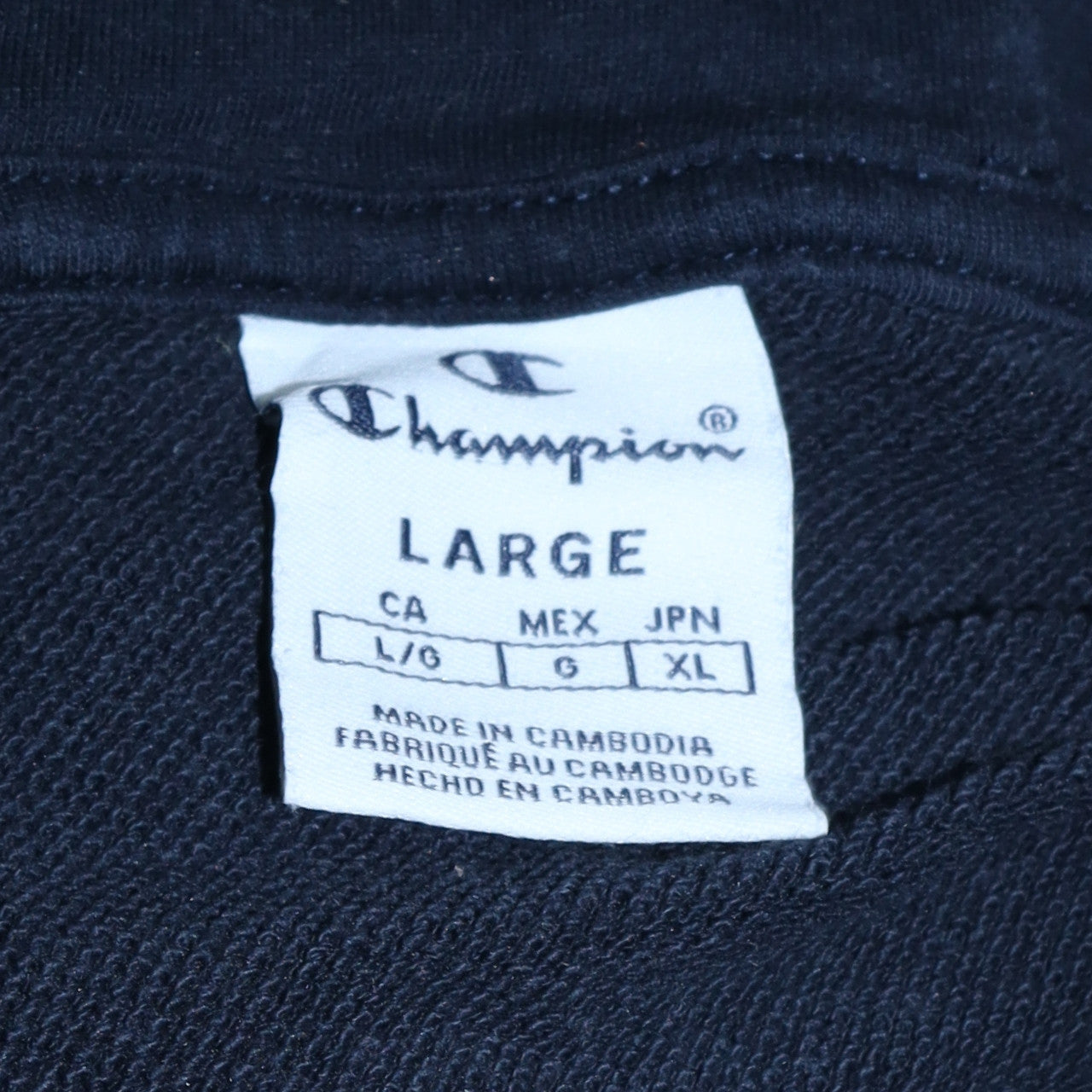 Womens UK Size L Champion Black Pullover Hoodie