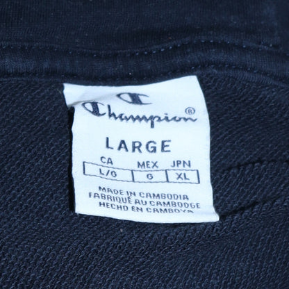 Womens UK Size L Champion Black Pullover Hoodie