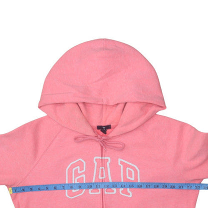 Womens UK Size XL GAP Pink Full Zip Hoodie