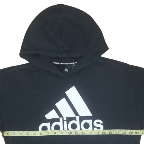 Womens UK Size M adidas Black Pullover Hoodie