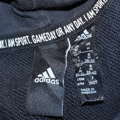 Womens UK Size M adidas Black Pullover Hoodie