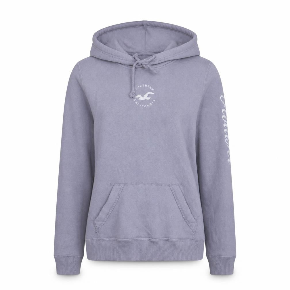 Womens UK Size S Hollister Purple Pullover Hoodie