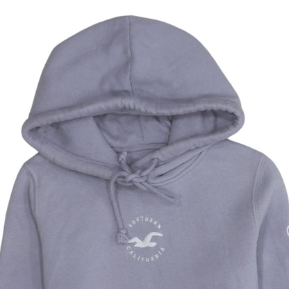 Womens UK Size S Hollister Purple Pullover Hoodie