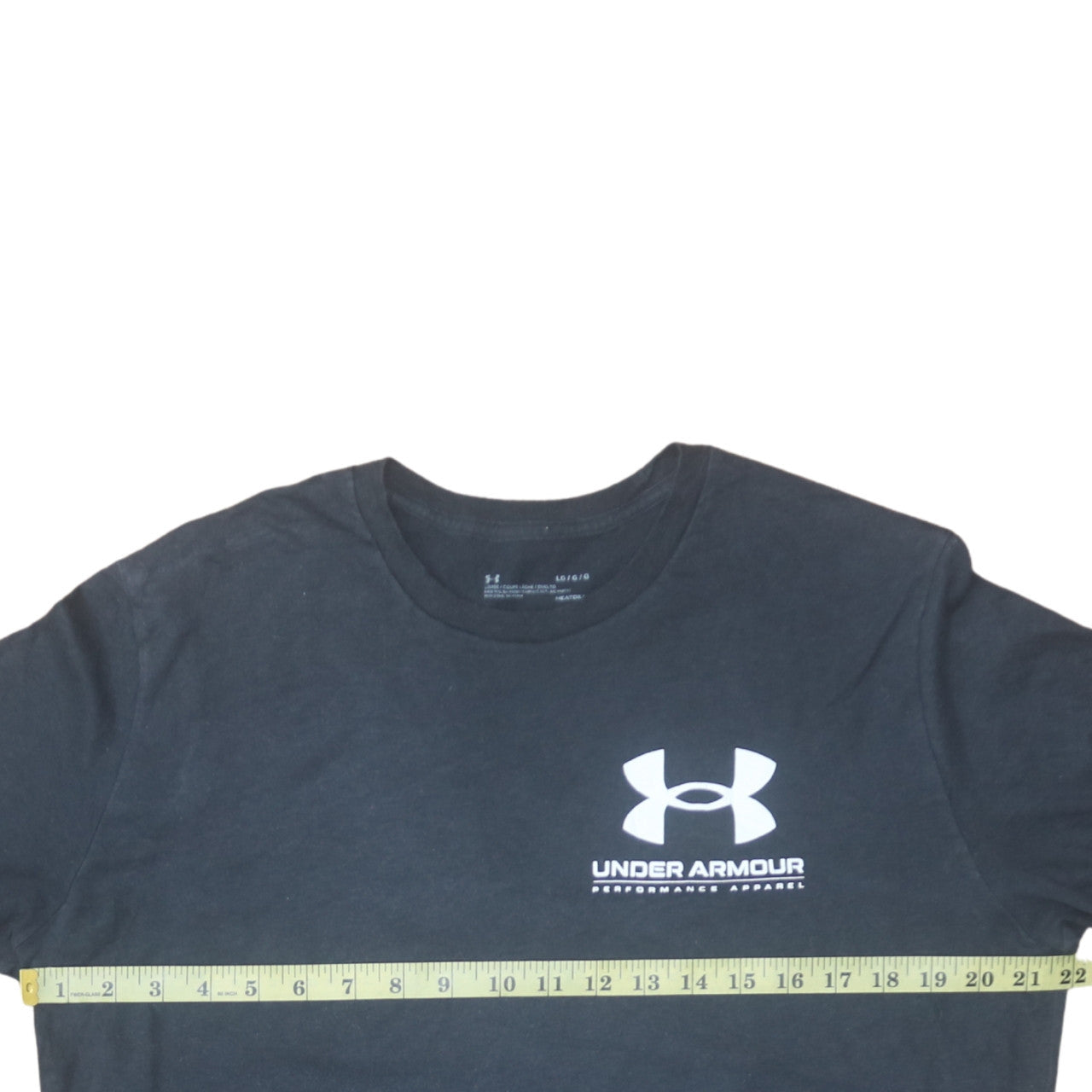 Under Armour Men's Black Large Logo Graphic Sports T-Shirt