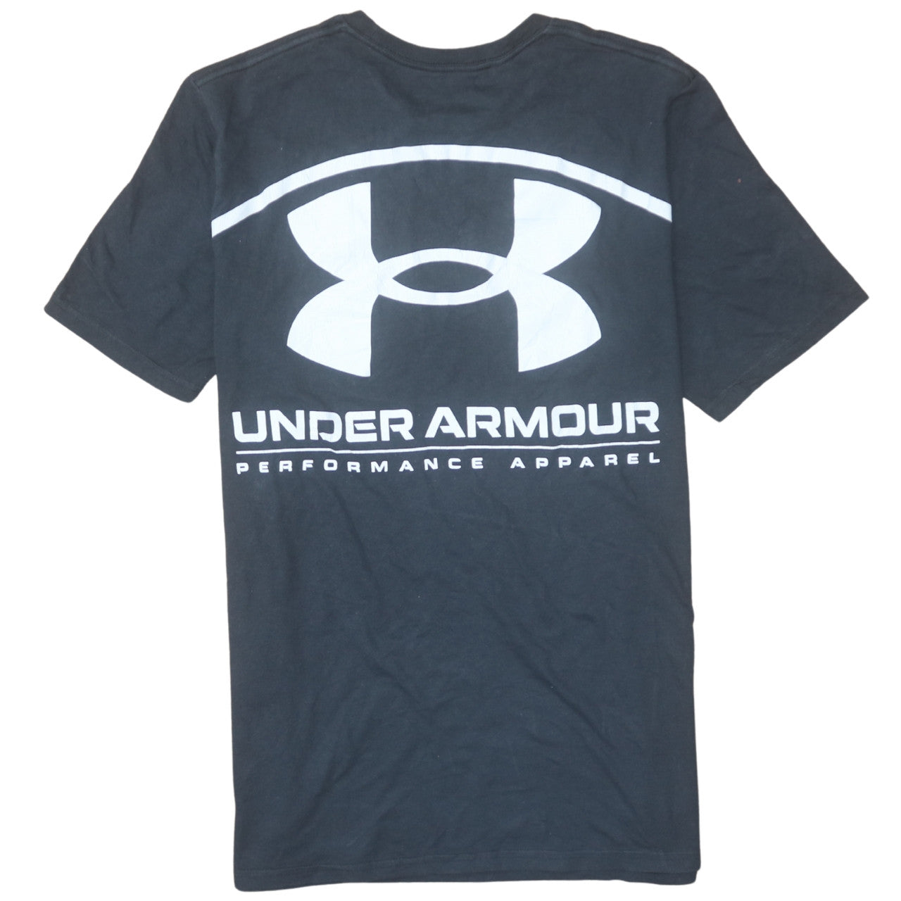 Under Armour Men's Black Large Logo Graphic Sports T-Shirt