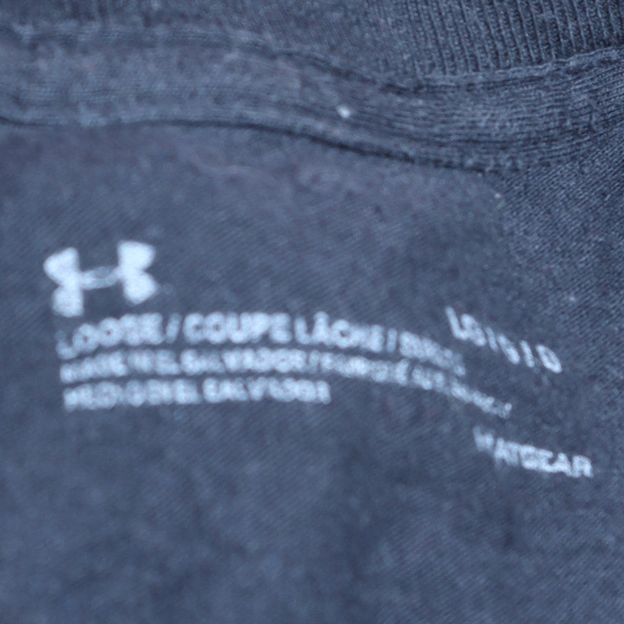 Under Armour Men's Black Large Logo Graphic Sports T-Shirt