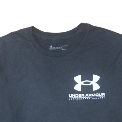 Under Armour Men's Black Large Logo Graphic Sports T-Shirt