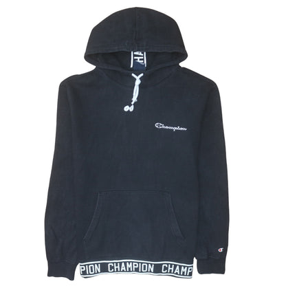 Mens UK Size L Champion Black Pullover Hoodie