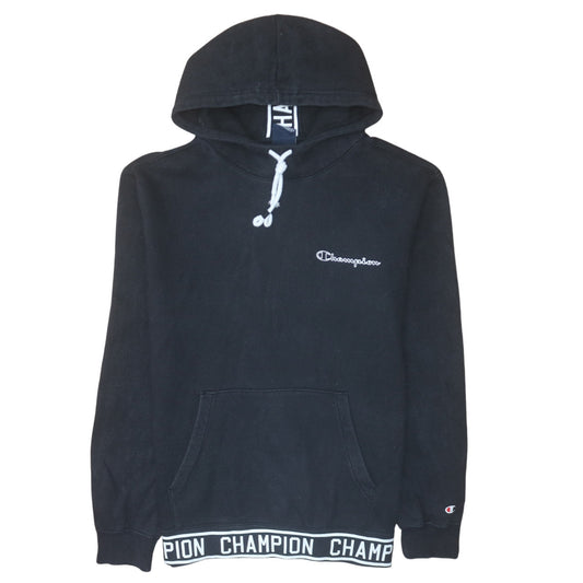 Mens UK Size L Champion Black Pullover Hoodie