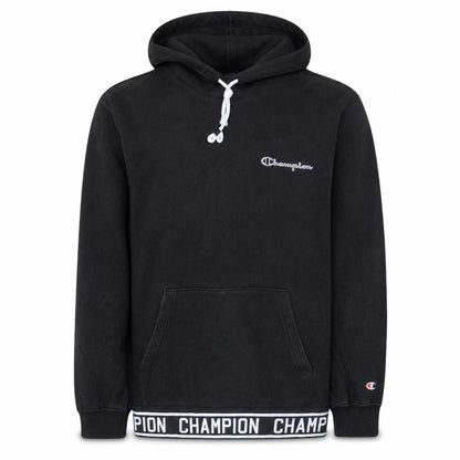 Mens UK Size L Champion Black Pullover Hoodie