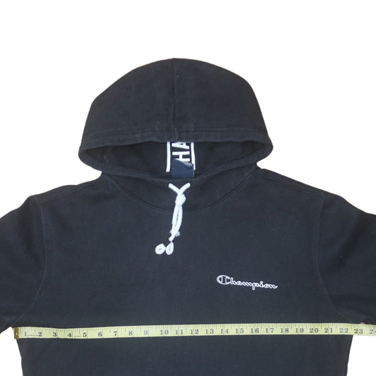Mens UK Size L Champion Black Pullover Hoodie