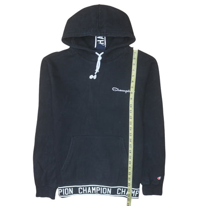 Mens UK Size L Champion Black Pullover Hoodie