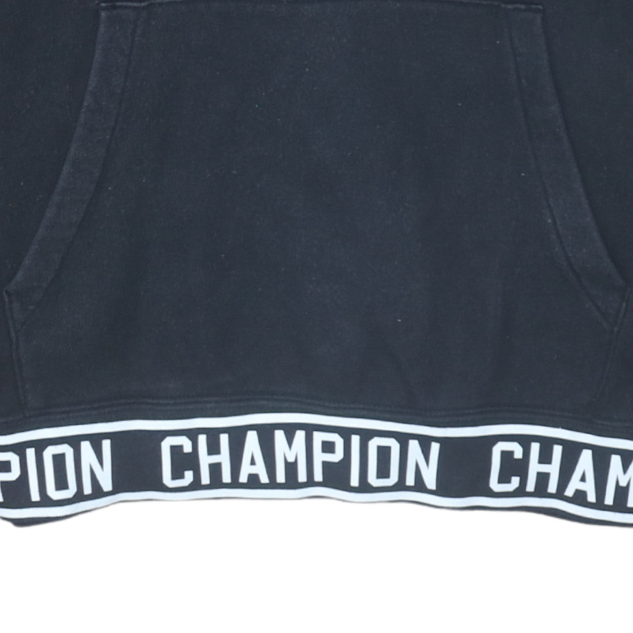 Mens UK Size L Champion Black Pullover Hoodie