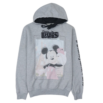 Womens UK Size M Disneyland Paris Grey Pullover Hoodie