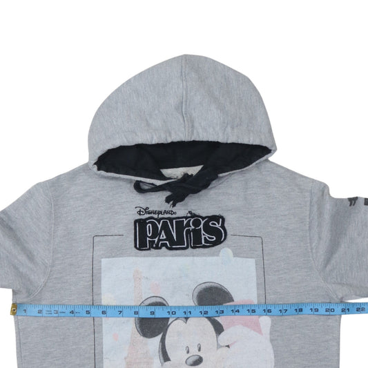 Womens UK Size M Disneyland Paris Grey Pullover Hoodie