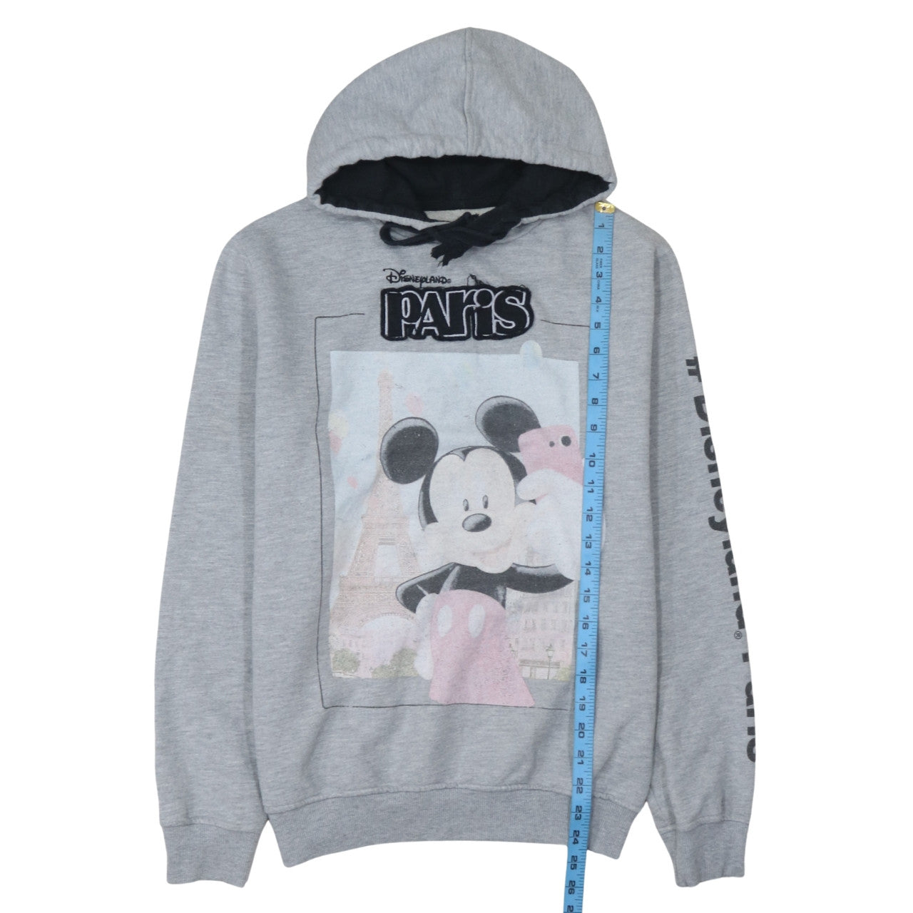 Womens UK Size M Disneyland Paris Grey Pullover Hoodie