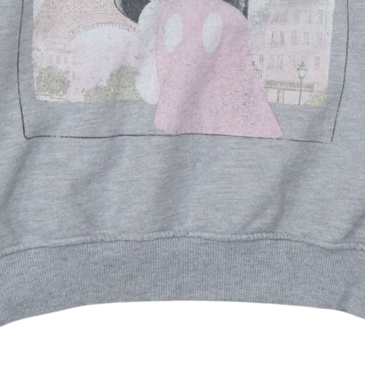 Womens UK Size M Disneyland Paris Grey Pullover Hoodie