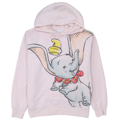 Womens UK Size XS Disney Pink Pullover Hoodie