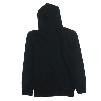 Converse Boys Black Full Zip Hoodie 12-13 Years Logo Fleece Sweatshirt