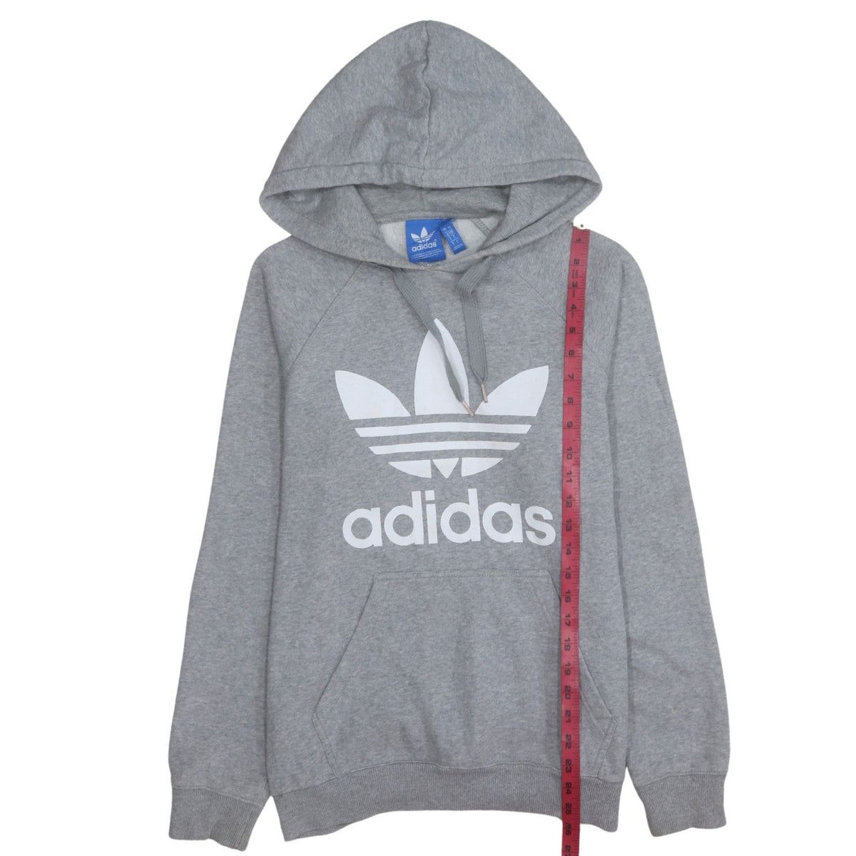 Mens UK Size S Adidas Grey Pullover Hoodie