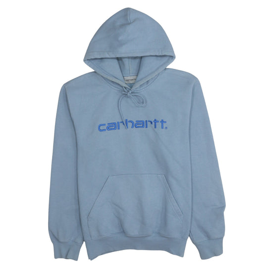 Mens UK Size S Carhartt Blue Pullover Hoodie