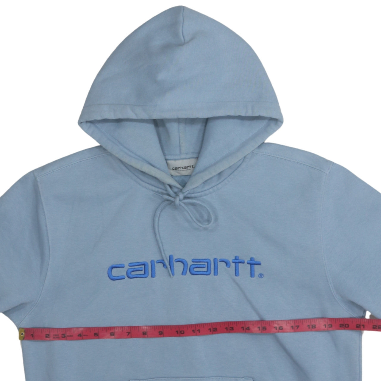 Mens UK Size S Carhartt Blue Pullover Hoodie