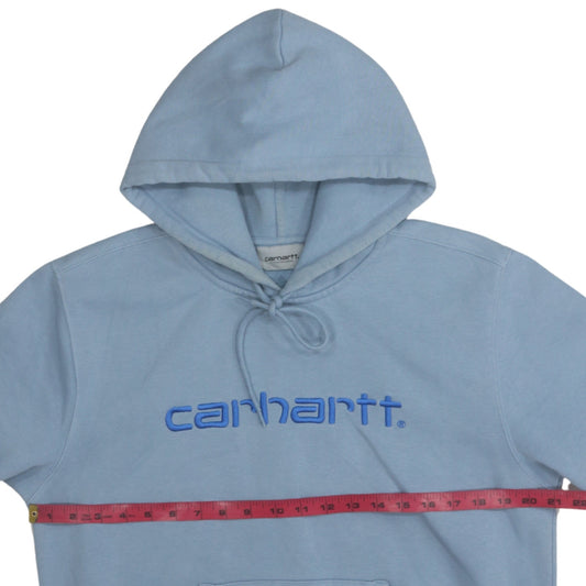Mens UK Size S Carhartt Blue Pullover Hoodie