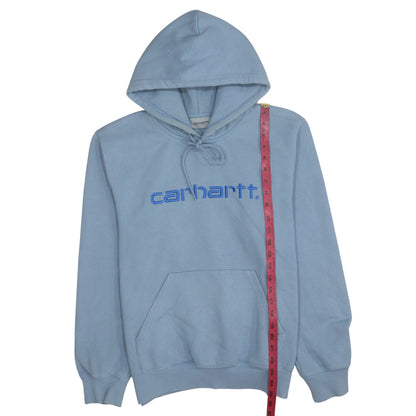 Mens UK Size S Carhartt Blue Pullover Hoodie