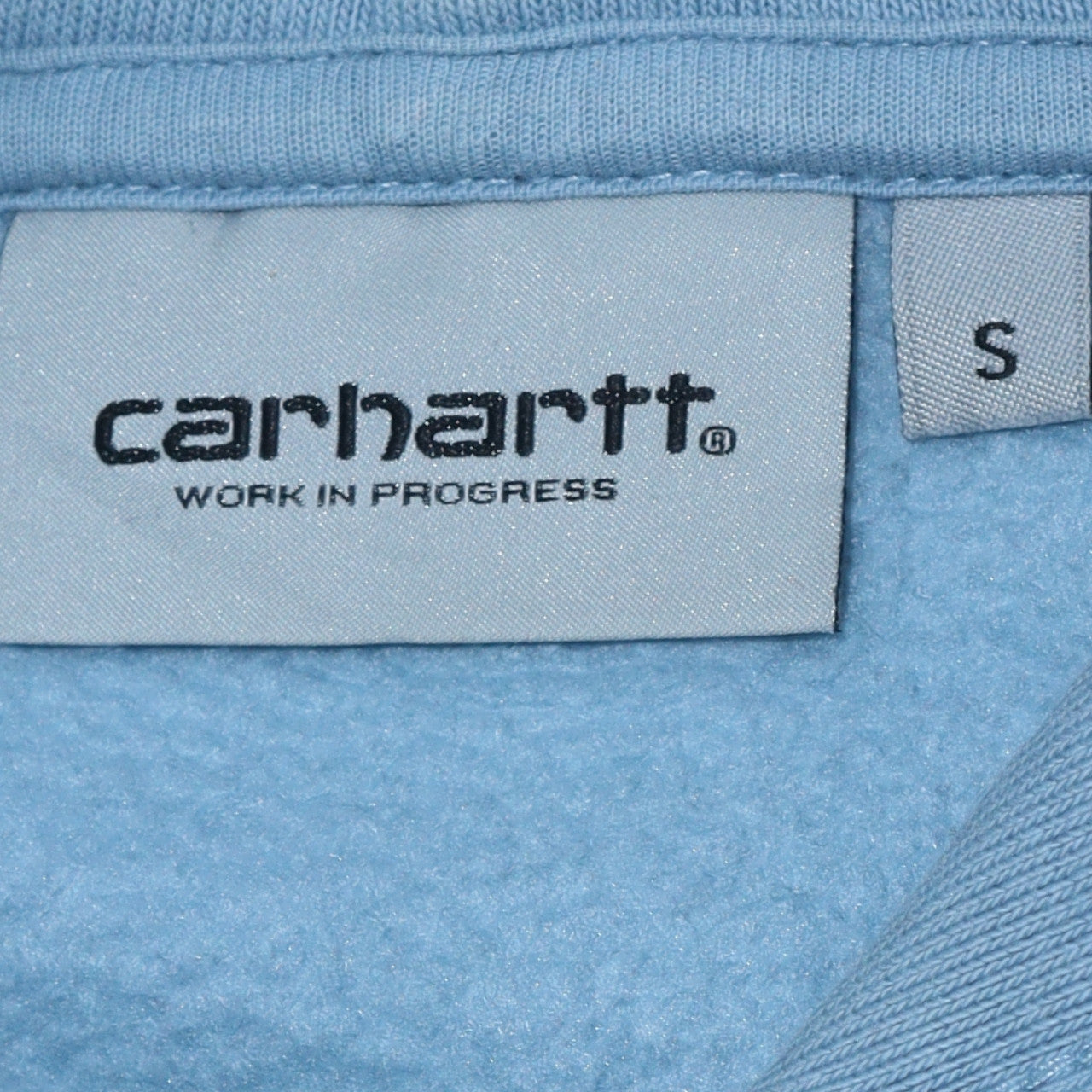 Mens UK Size S Carhartt Blue Pullover Hoodie