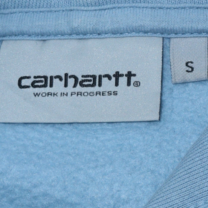 Mens UK Size S Carhartt Blue Pullover Hoodie
