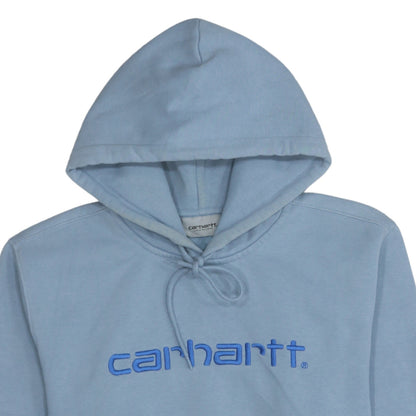 Mens UK Size S Carhartt Blue Pullover Hoodie