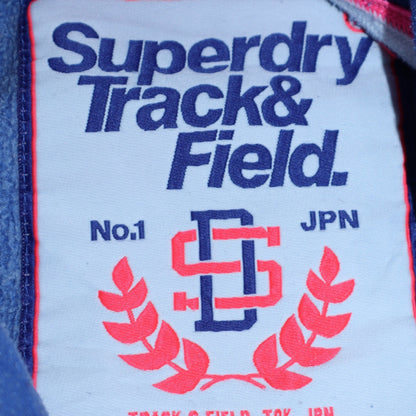 Womens UK Size M Superdry Blue Pullover Hoodie