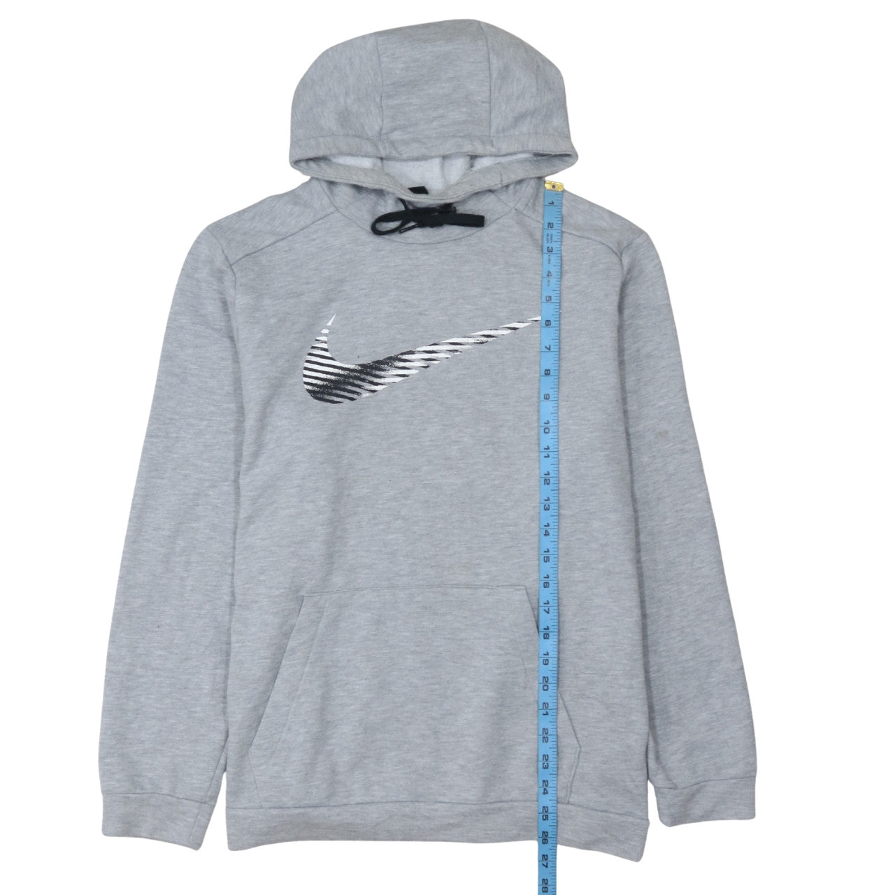 Mens UK Size M Nike Grey Pullover Hoodie