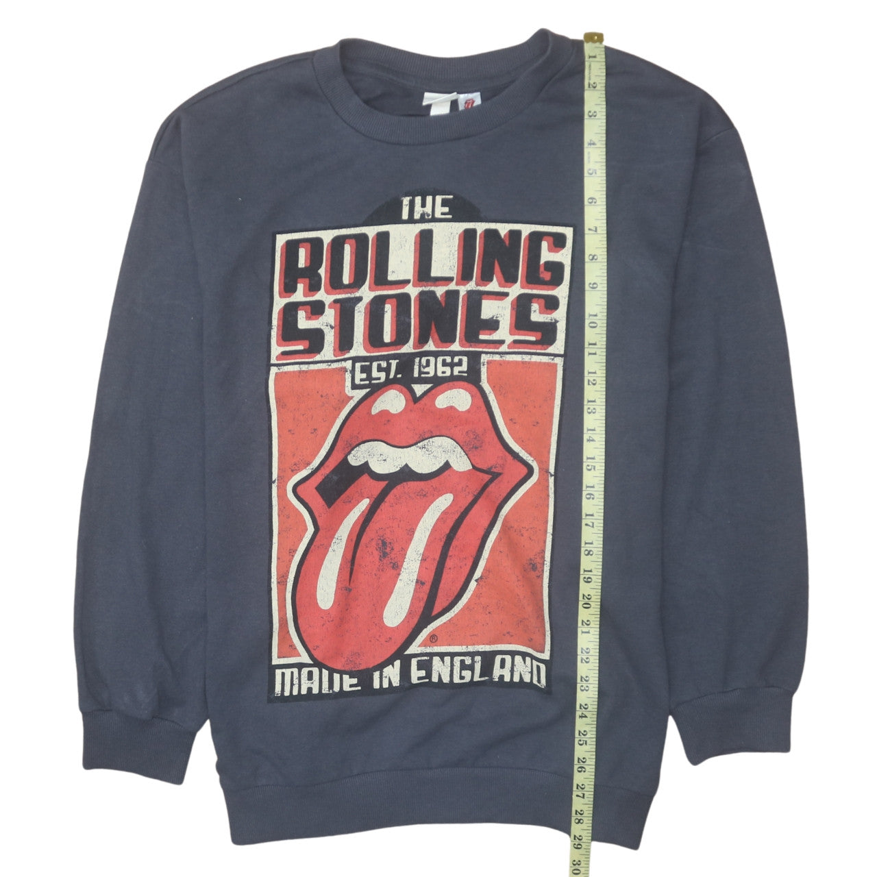 Womens UK Size L H&M Blue Pullover Sweatshirt