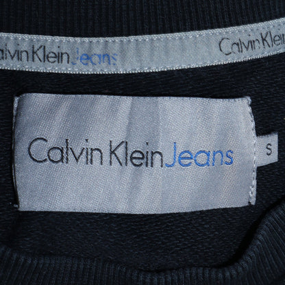 Mens UK Size S Calvin Klein Jeans Black Pullover Sweatshirt