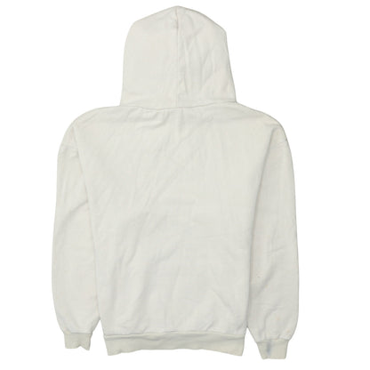Womens UK Size XS Subdued White Pullover Hoodie
