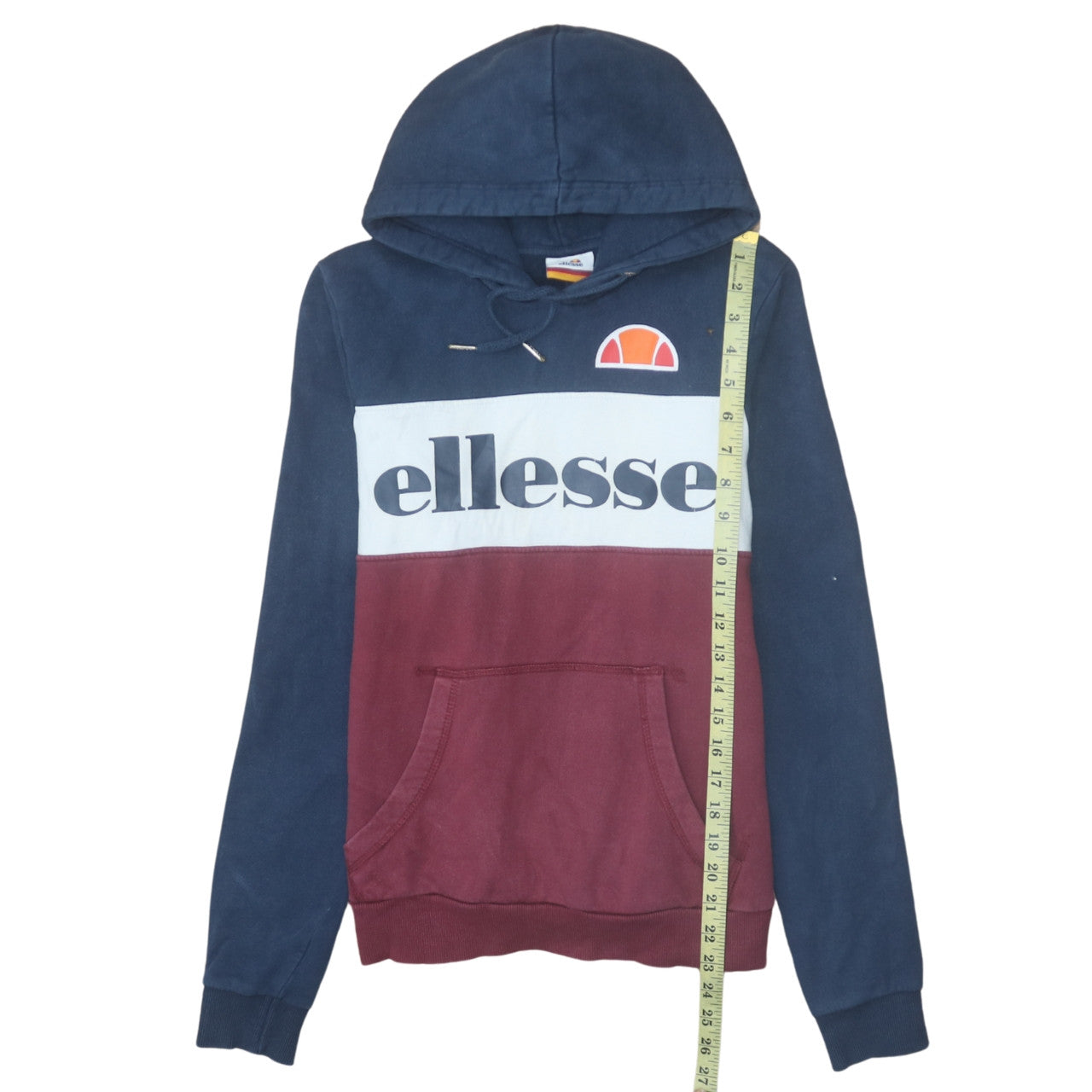 Womens UK Size 10 Ellesse Multicoloured Pullover Hoodie