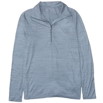 Mens UK Size M Under Armour Blue Pullover Sweatshirt