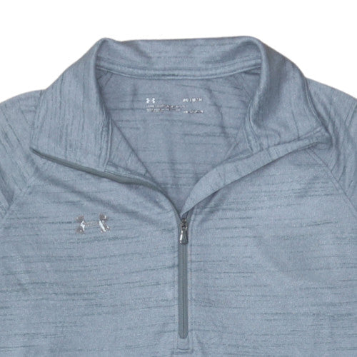Mens UK Size M Under Armour Blue Pullover Sweatshirt