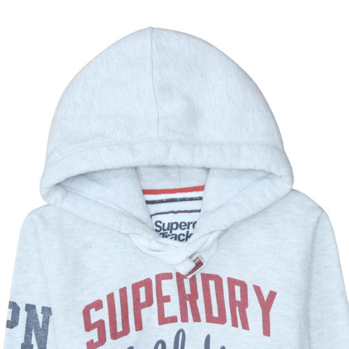 Mens UK Size M Superdry Grey Pullover Hoodie