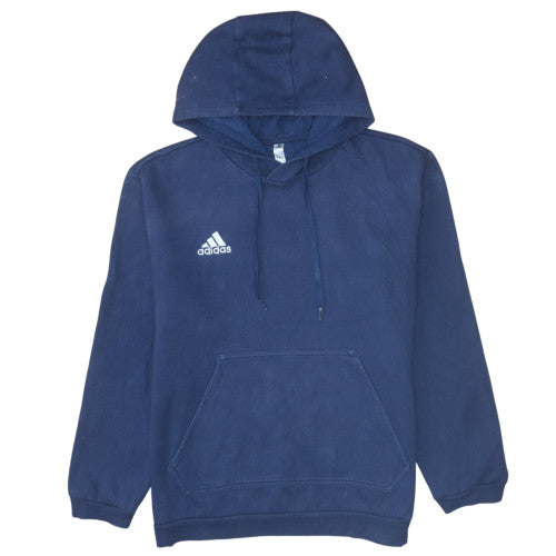 Mens UK Size 2XL Adidas Blue Pullover Hoodie