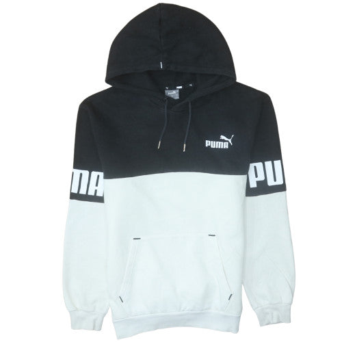 Mens UK Size L Puma Black Pullover Hoodie