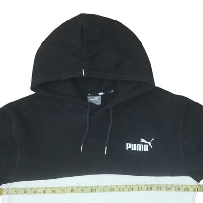 Mens UK Size L Puma Black Pullover Hoodie